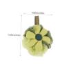 MUCKLILY 3pcs Body Shower Loofah Bath Flower Sponge Exfoliating Bath Ball Reusable Shower Scrubber for Women view 2