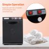 8L Towel Warmer Cabinet, Hot Bath Towel Warmer Heating Use for Facial Spa,Hot Towel Warmer for Facials Massage, Esthetician Towel Heating Cabinet Black, Aluminum Chamber, Salon Beauty Spa Equipment view 2