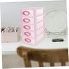 HOODANCOS 5-Tier Drawer Organizer for Desk Plastic Storage Box for Office Supplies Makeup Sundries Multi-Functional Desktop Organizer Dividers for Home and Office Use view 2
