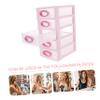 HOODANCOS 5-Tier Drawer Organizer for Desk Plastic Storage Box for Office Supplies Makeup Sundries Multi-Functional Desktop Organizer Dividers for Home and Office Use view 4
