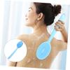 SHERCHPRY Bath Brushes Long Handle Back Cleaning Scrubbers Shower Brushes Bathing Accessories Made of Material view 4
