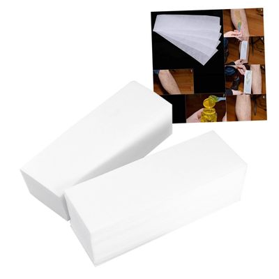 WRITWAA 400 Pcs Hair Removal Wax Strips Depilatory Sticks Set for Body and Facial Waxing Nonwoven Applicators for Smooth Skin
