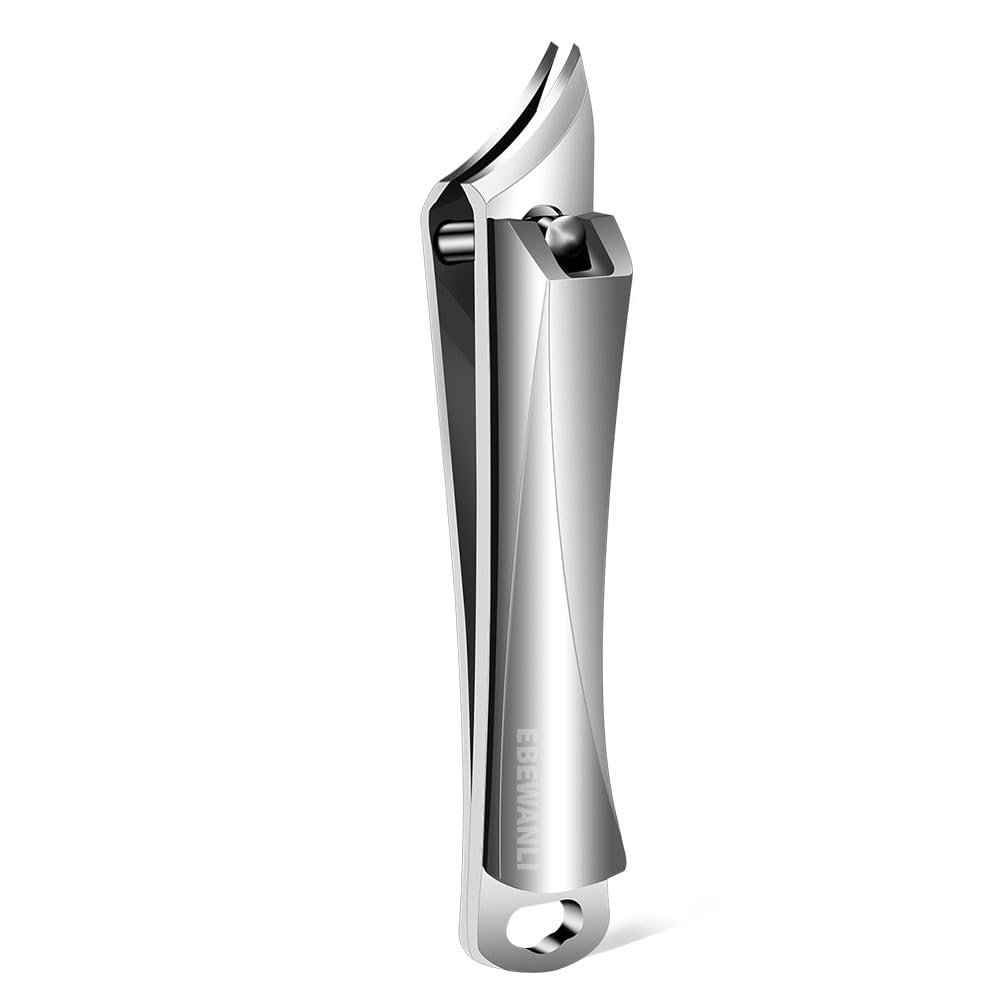 EBEWANLI Ingrown Toenail Clippers, Pointed Stainless Steel Nail Clippers for Hangnail or Ingrown Toenails Removal, Slant Blade Ingrown Toenail Tool for Feet, Almond Nail Clippers for Acrylic Nail Tips