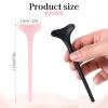 2 Pcs Mascara Shield Silicone Mascara Applicator Guard For Eyelashes Reusable Eyeliner Stencils To Put On Lashes Multifunctional Eyeshadow Applicator Guide Tool For Beginners And Makeup Masters view 2