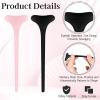 2 Pcs Mascara Shield Silicone Mascara Applicator Guard For Eyelashes Reusable Eyeliner Stencils To Put On Lashes Multifunctional Eyeshadow Applicator Guide Tool For Beginners And Makeup Masters view 3