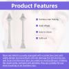 200Pcs Nose Wax Sticks, Plastic Hair Wax Applicators Disposable Nose Waxing Stick Ear Hair Removal for Men Women Nostrils Ears Face Cleaning view 3