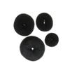WRITWAA 4pcs Hair Bun Making Tool Small Medium Large Extra Large Donut Bun Styler for Neat Charming Hairstyles for Weddings Parties Daily Use Black view 4