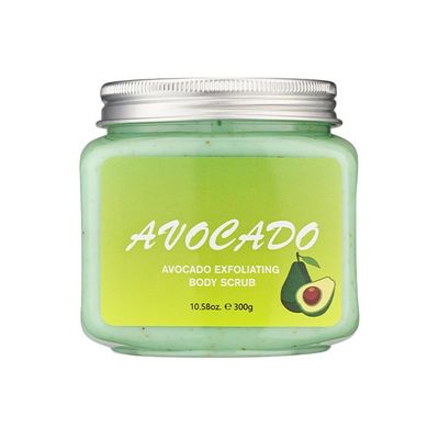 Avocado Exfoliating Body Scrub, Body, Face, Hand, Foot Scrub For Dead Skin Remover, Deep Cleanse & Nourishing, Gentle Body Exfoliation Skincare