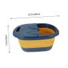 Beaupretty Folding Foot Soak Bucket Lid Portable Foot Bath Basin for Home and Travel Adjustable Size for Boys and Girls and Adults view 2