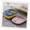 Beaupretty Folding Foot Soak Bucket Lid Portable Foot Bath Basin for Home and Travel Adjustable Size for Boys and Girls and Adults view 4