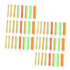 DEARMAMY Double Color Hollow Perm Rods Set 16 Sets of 160PCS Curling Hair Rods Rubber Bands for Easy Spiral Curls Hair Curler for DIY Styles view 3