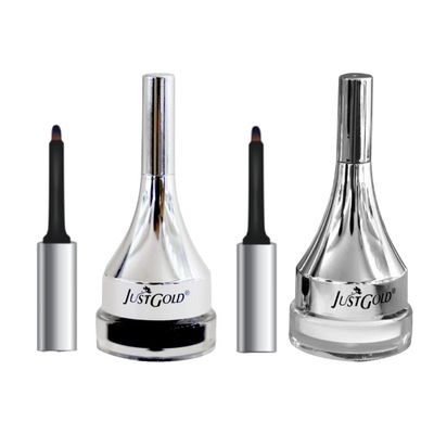 BEMT Gel Eyeliner, Smudge Proof, Water Proof, Long Lasting and Matte Finish Gel Eyeliner (Black and White)