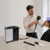1250W Hair Steamer, 5 Levels Adjustable Hot Mist Hair Steamer, Nano Hair Care Devicewith Full Touch Digital Display,60Min Timer for Hair Salons, Beauty Salons view 2