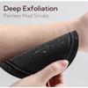4 Counts Shower and Bath Tool,Exfoliating Body Scrubber Set,Deep Cleansing Gentle Dead Skin Remover for Men & Women Bathroom Gadgets (Black) view 4