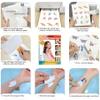 Printable Temporary Tattoo Paper for INKJET Printer, 12-Sets Custom Tattoo Printer Sticker 8.5X11", DIY Personal Clear Transfer Paper for Kids, Family, Christmas, Birthdays, Parties, Festivals view 4