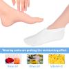 3 Pairs Cotton Moisturizing Socks Overnight for Dry Feet, White Spa Cotton Moisture Sock for Dry Feet Overnight Women and Men (One Size) view 4