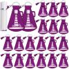 Swiffen 20 Pcs Cheerleading Gifts Lip Balm Holder with Tassel Keychains Set for Team Cheer Gifts School Cheer Party Favors(Purple) view 1