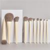 10pcs Makeup Brush Set Soft Fiber Brush Hair Loose Powder Foundation Blush Highlighter Brush Beauty Tools view 2