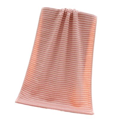 Alipis Thick Cotton Gauze Towel Breathable Pink Washcloth for Face Cleaning for Use Soft Bath Towel