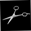 Beavorty Stainless Steel Beard Scissors Eyebrow Scissors Durable Hairdressing Accessory for Daily Grooming and Care Men Silver view 2