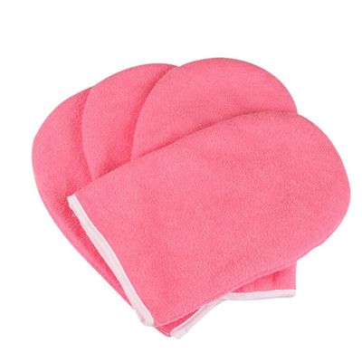 LOLIPPYY Paraffin Therapy Gloves 1 Pair Insulated Wax Bath Mitts for Hand Spa Professional Beauty Repair Gloves for Moisturizing and Heat Therapy