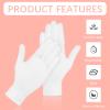 36 Pcs White Cotton Gloves for Dry Hands Sleeping, Men&Women Soft Sleep Gloves for Eczema and Moisturizing Overnight, Stretchable SPA Glove Costume for Coin Jewelry Inspection, Art handling, Halloween view 4