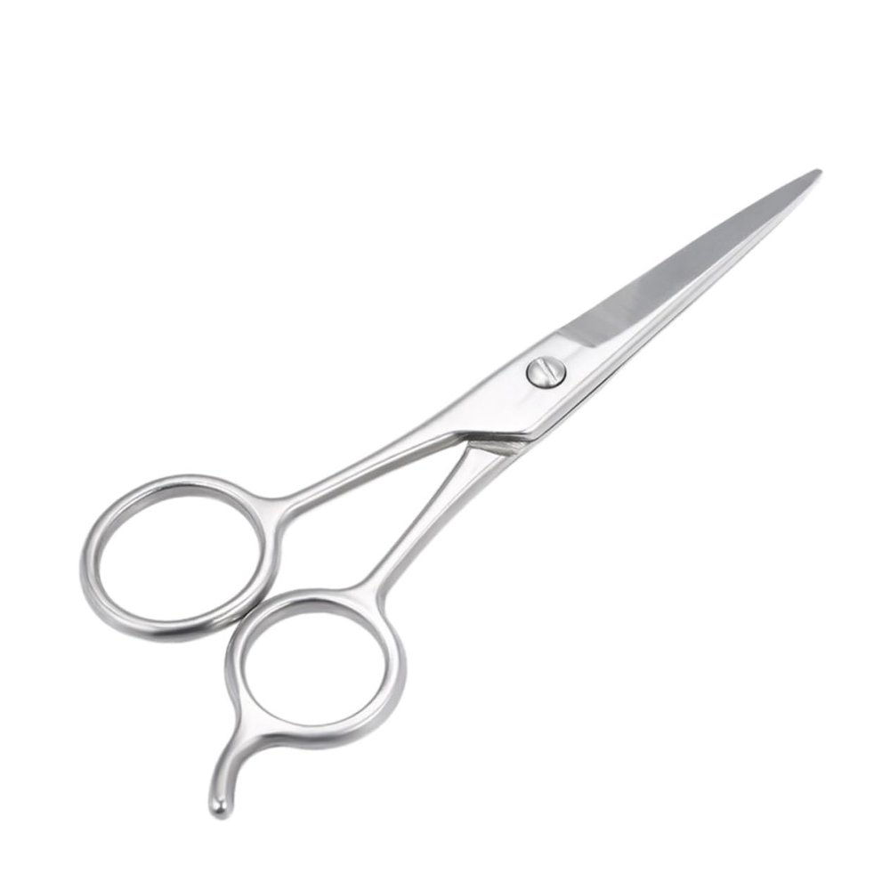 VICASKY Stainless Steel Beard Scissors and Eyebrow Trimmers Grooming Accessory for Men Daily Use Scissors Silver for Beard Care and Hair Styling