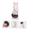 CTIRCHIU 1Set Beard Brush with Holder Durable Male Beard Brush for Grooming Soft Bristles for Cleaning Organized Stand for Easy Use for Barbershop and Home Care view 3
