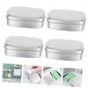 4pcs Square Aluminum Balm Can 150ml Leak-resistant Storage Jars view 4