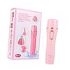 WRITWAA Removal Device for Women USB Rechargeable Epilator with Eyebrow Shaping Nose Hair Trimming Sideburns Grooming Portable Lightweight Hair Remover view 2