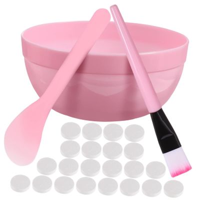 LALADEFIEE 1Set DIY Facial Mask Making Kit Compressed Mask Beauty Tools with Mixing Bowl Brush Scraper for Home Skin Care present for Friends and Family