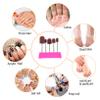 LOLIPPYY 5-Piece Nail Salon Sand Ring Hat Set Storage Box Foot Care Polishing Heads for Nail Art and Pedicure Tools view 4