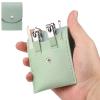 4-Piece Set of Male and Female Nail Clippers, Super Sharp Oblique Nail Clippers, Stainless Steel Manicure Kit for Precise Trimming (Dark Green) view 4