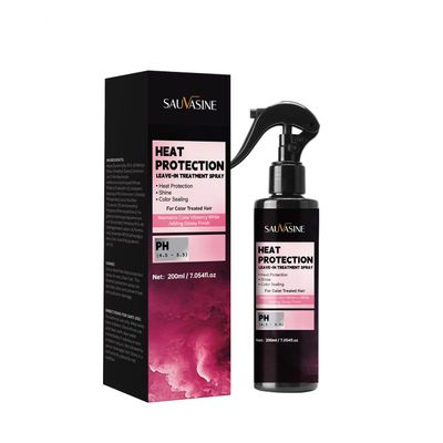 Lanthome Heat Protection Leave-In Treatment Spray Heat Protection 450F Heat Protect Spray For Damage Repair & Protection from Heat Damage,Color Sealing for Color Treated Hair 200mL/7.054fl.Oz