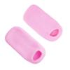 DEARMAMY 1 Pair Gel Spa Moisturizing Socks for Cracked Feet Pink Yarn Design Nourishing Foot Care for Relaxation and Comfort view 1