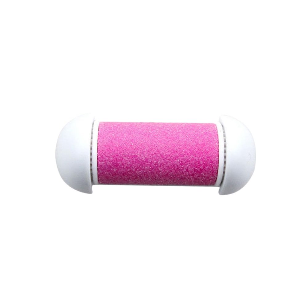 Outanaya 10pcs Replacement Roller Heads for Electric Foot Care Tool Ergonomic Design Water Resistant Safe Material for Dead Skin and Removal Pink