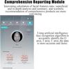 13.3/21.5 Inch Skin Analysis Machine, 36MP AI Facial Skin Analyzer, 8 Spectral Skin Analyzer Machine, Moisture Detector for Beauty Salon & Home, Multi-Language Support,White-13.3in view 4