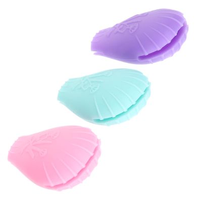 CTIRCHIU 3pcs Silicone Makeup Brush Covers Travel Protective Cases for Makeup Brushes Dustproof Cosmetic Head Covers