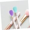 CTIRCHIU 3pcs Silicone Makeup Brush Covers Travel Protective Cases for Makeup Brushes Dustproof Cosmetic Head Covers view 3
