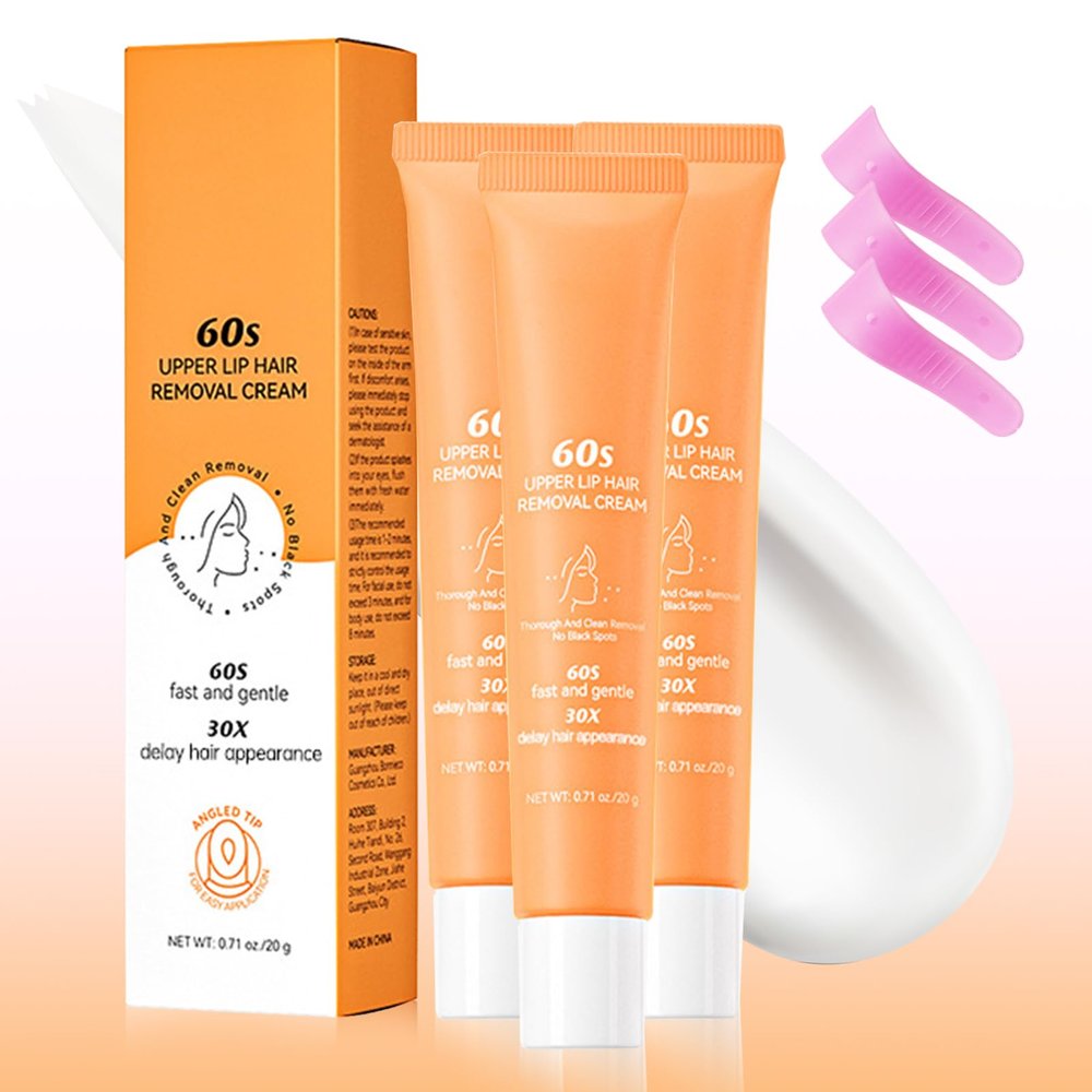 Barebliss Facial Hair Removal Cream, Upper Lip Hair Remover Cream (3)