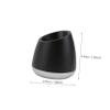 CALLARON Large Diameter Dual-Color Shaving Razor Stand Full Metal Shaver Holder with Oblique Opening for Men Compatible with Razors and Brushes view 2