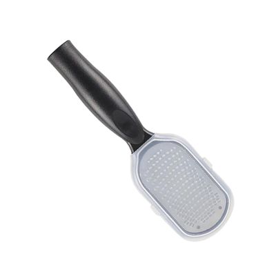 SHERCHPRY 1Pc Stainless Steel Foot Remover Exfoliating Scrub with Cover for Smooth Skin Durable Tool for Dead Skin and Removal for Men and Women