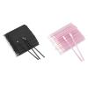G2PLUS 100PCS Glitter Crystal Lip Brush, Disposable Lip Brushes, 100pcs Cotton Swabs for Makeup, Black Microswabs for Eyelash Extensions view 1