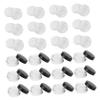 CTIRCHIU 30Pcs Travel Cosmetic Sample Boxes Containers with Lids for Creams Makeup Storage for Business Trips and Daily Use view 1