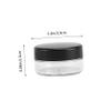 CTIRCHIU 30Pcs Travel Cosmetic Sample Boxes Containers with Lids for Creams Makeup Storage for Business Trips and Daily Use view 2