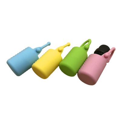 LOLIPPYY 6pcs Essential Oil Roller Bottle Protective Cover Perfume Holder Silicone Sleeve