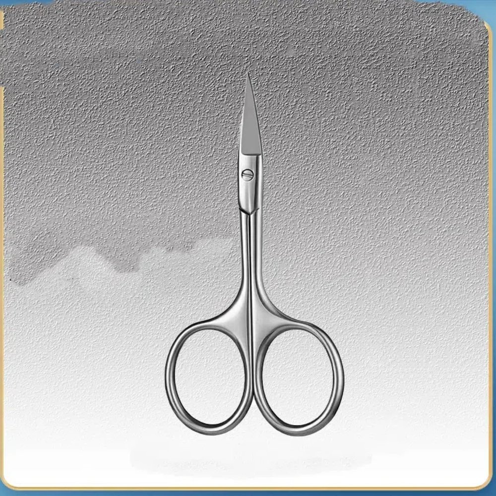 EHUANDJUE Nose Hair Scissors, Many Stainless Steel Eyebrow Trimmers, Nose Hair Trimmers, Beard Trimming, Round Nose Hair Scissors