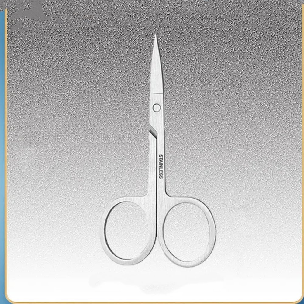 EHUANDJUE Nose Hair Scissors, Many Stainless Steel Eyebrow Trimmers, Nose Hair Trimmers, Beard Trimming, Round Nose Hair Scissors