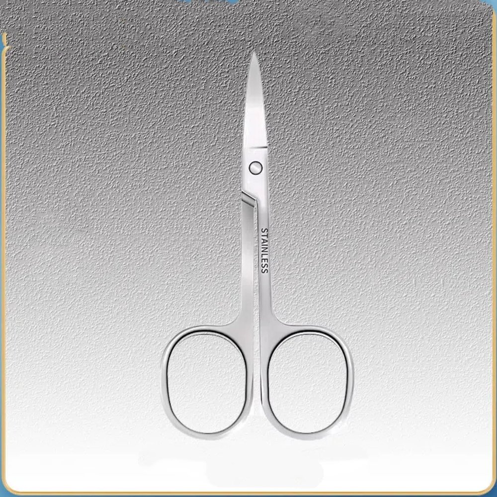 EHUANDJUE Nose Hair Scissors, Many Stainless Steel Eyebrow Trimmers, Nose Hair Trimmers, Beard Trimming, Round Nose Hair Scissors