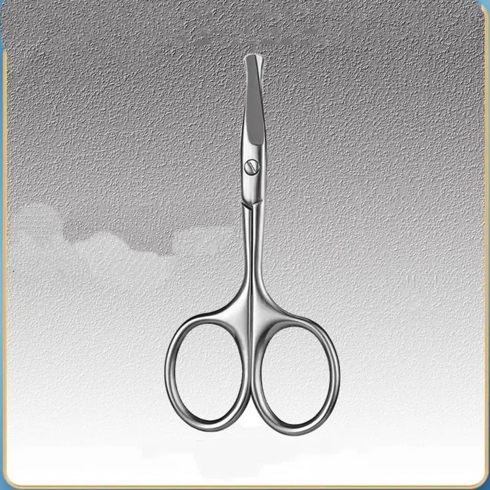 EHUANDJUE Nose Hair Scissors, Many Stainless Steel Eyebrow Trimmers, Nose Hair Trimmers, Beard Trimming, Round Nose Hair Scissors